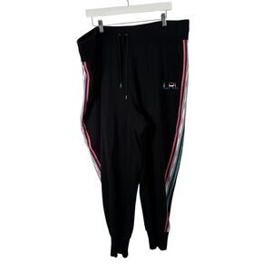 Lauren Ralph Lauren Black Jogger Sweatpants Lounge Travel Womens Plus Size 3x